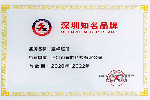 Shenzhen well-known brand