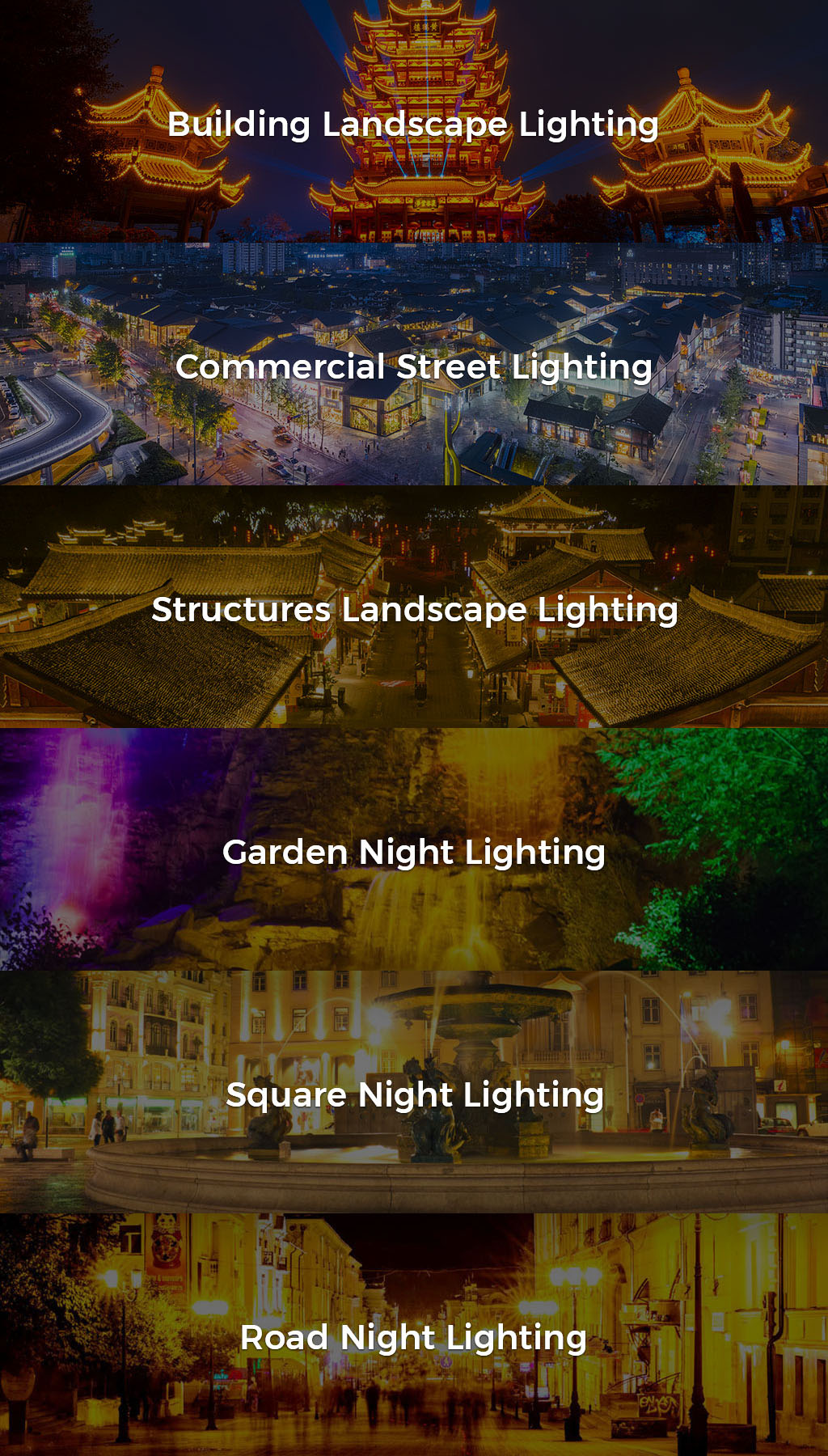 Outdoor lighting classification