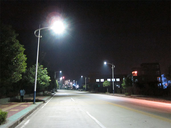 led street light project case in Fengdeling